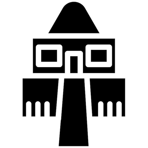 Ilustración vectorial del templo de Mentuhotep