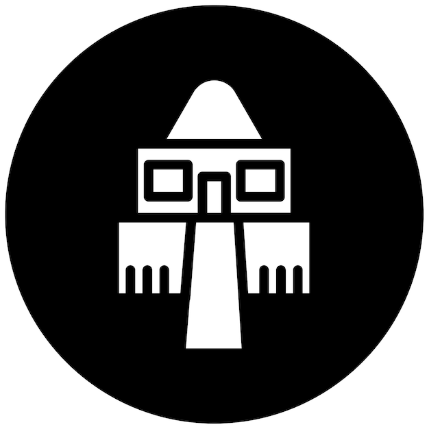Ilustración vectorial del templo de Mentuhotep