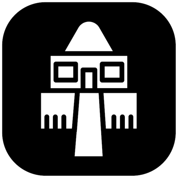 Ilustración vectorial del templo de Mentuhotep
