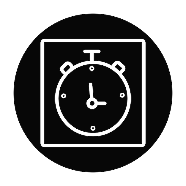 Ilustración vectorial del temporizador