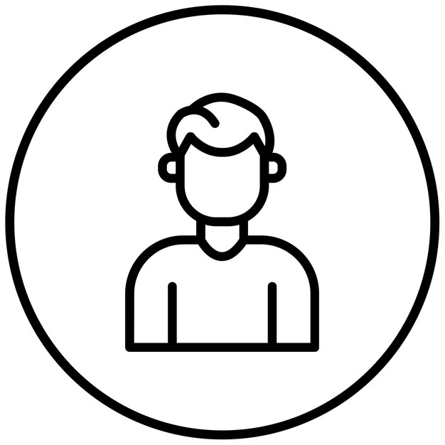 Ilustración vectorial del tendero