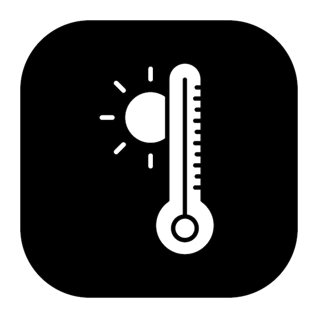 Ilustración vectorial del termómetro
