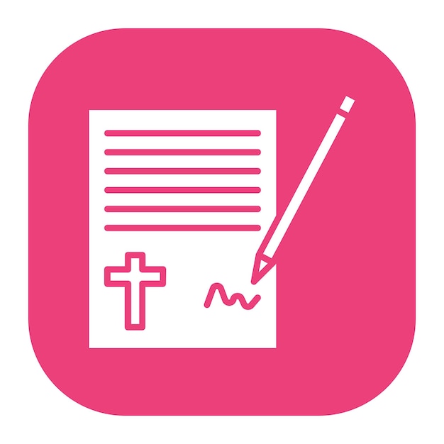 Ilustración vectorial del testamento