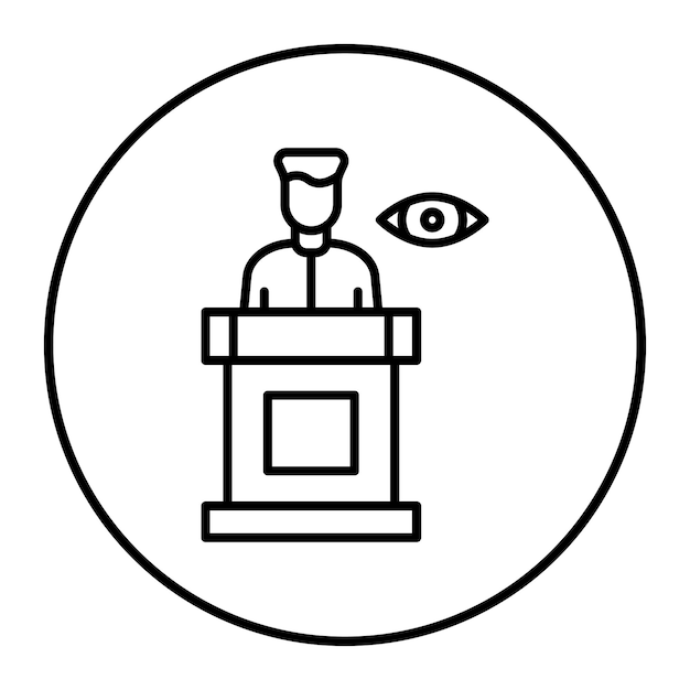 Ilustración vectorial de testigos