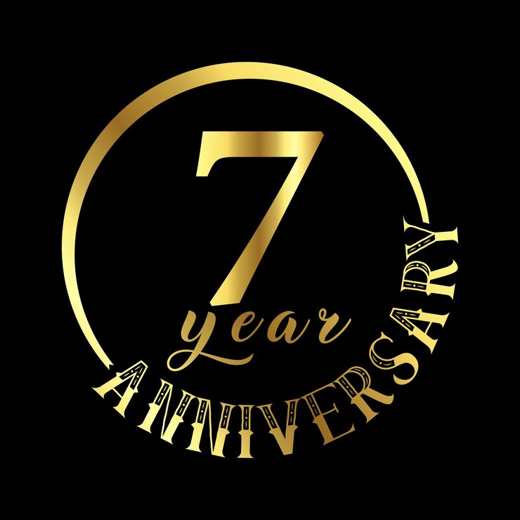 Ilustración vectorial de texto con letras para el aniversario de la boda