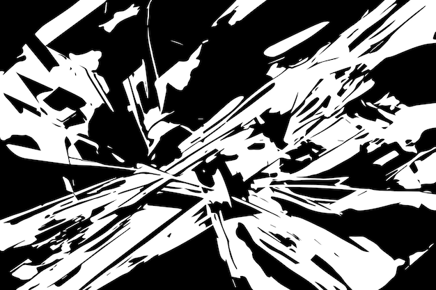 Ilustración vectorial de textura abstracta negra sobre fondo blanco textura negra y blanca