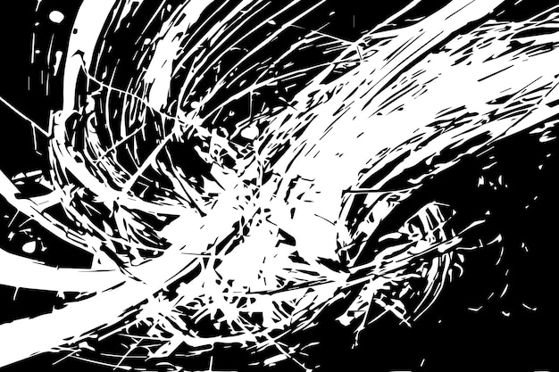 Ilustración vectorial de textura abstracta negra sobre fondo blanco textura negra y blanca
