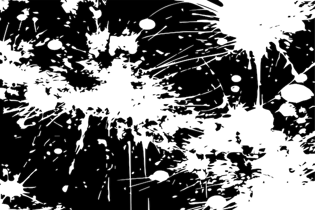 Ilustración vectorial de textura abstracta negra sobre fondo blanco textura negra y blanca