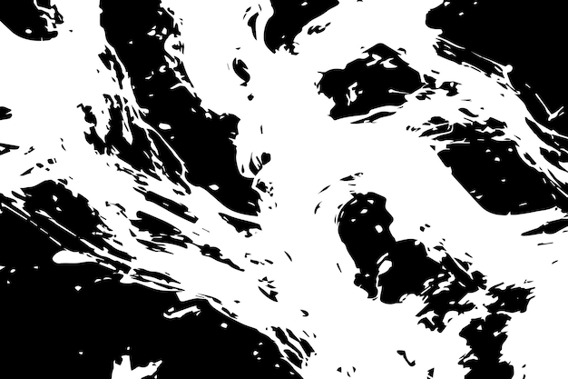 Ilustración vectorial de textura abstracta negra sobre fondo blanco textura negra y blanca