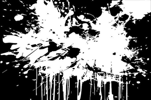 Ilustración vectorial de textura abstracta negra sobre fondo blanco textura negra y blanca