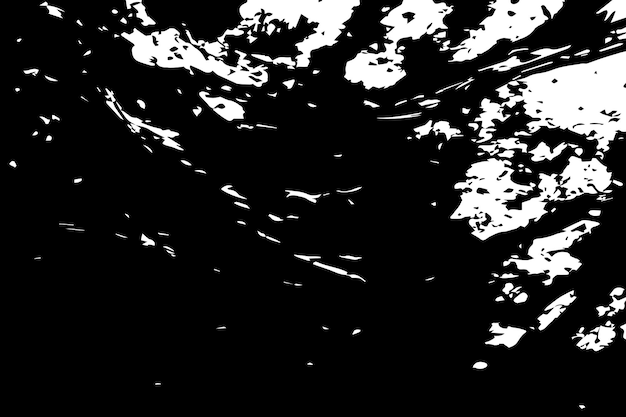 Ilustración vectorial de una textura abstracta negra sobre un fondo blanco