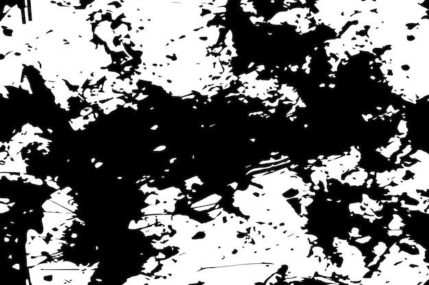 Ilustración vectorial de una textura abstracta negra sobre un fondo blanco