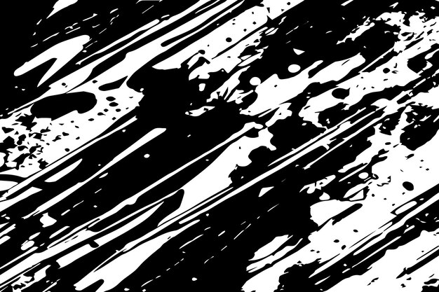 Ilustración vectorial de una textura abstracta negra sobre un fondo blanco