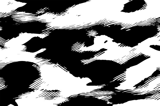 Ilustración vectorial de la textura digital negra sobre un fondo blanco