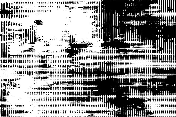Vector ilustración vectorial de la textura digital negra sobre un fondo blanco