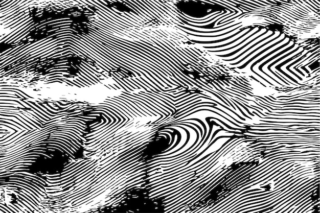 Ilustración vectorial de la textura digital negra sobre un fondo blanco