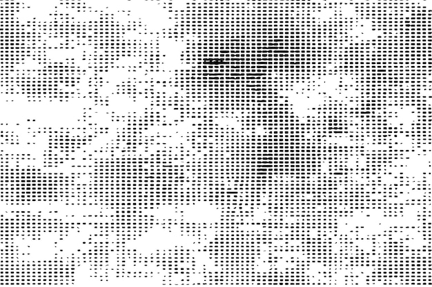 Ilustración vectorial de la textura digital negra sobre un fondo blanco