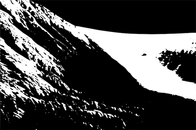 Ilustración vectorial de textura de fondo negro y blanco de textura negra sobre fondo blanco