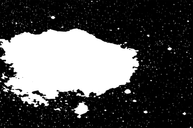 Ilustración vectorial de textura de fondo negro y blanco de textura negra sobre fondo blanco