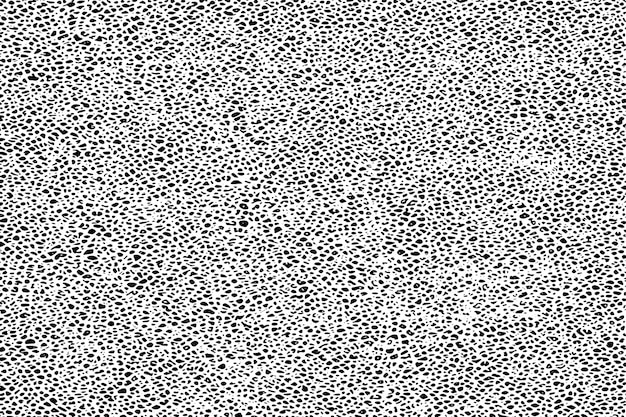 Ilustración vectorial de una textura grunge delineada en negro con aspecto texturizado fondo blanco