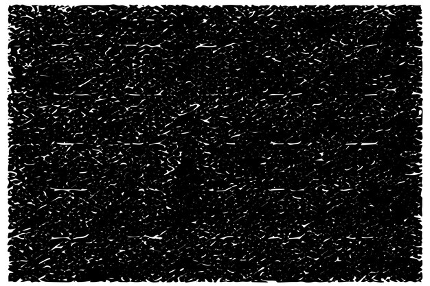Ilustración vectorial de una textura grunge delineada en negro con aspecto texturizado fondo blanco
