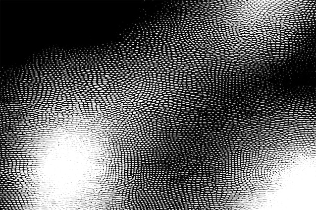Ilustración vectorial de una textura grunge delineada en negro sobre fondo blanco