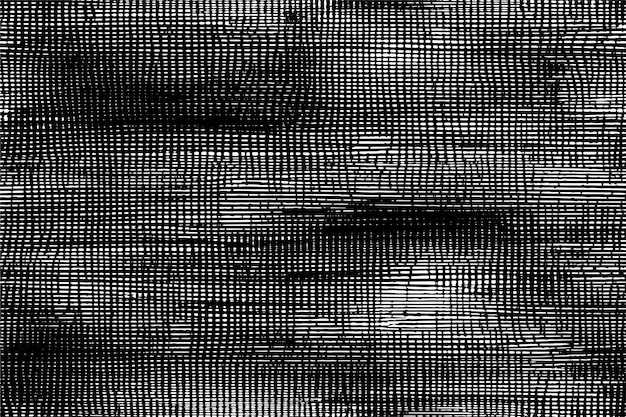 Ilustración vectorial de una textura grunge delineada en negro sobre fondo blanco