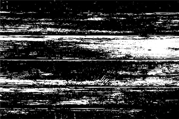 Ilustración vectorial de la textura grunge negra sobre un fondo blanco