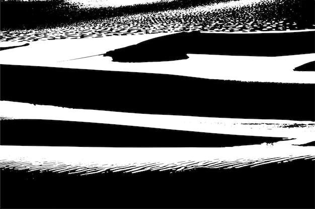 Ilustración vectorial de textura negra de las dunas de arena del desierto