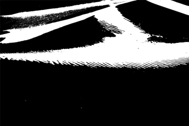 Ilustración vectorial de textura negra de las dunas de arena del desierto