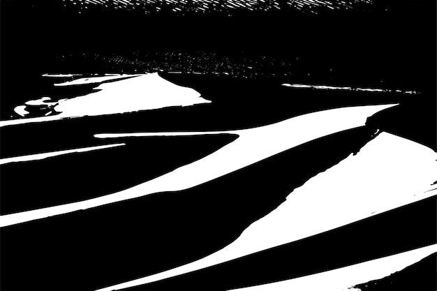 Ilustración vectorial de textura negra de las dunas de arena del desierto