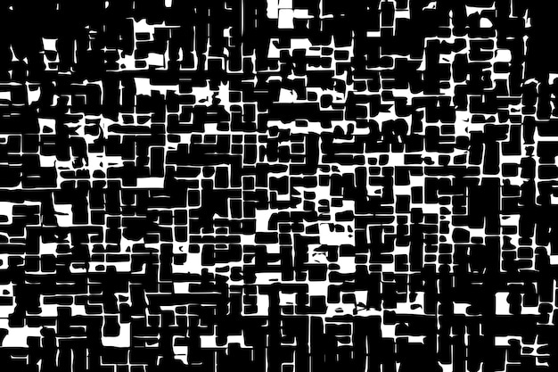 Ilustración vectorial de textura negra sobre fondo blanco textura negra y blanca