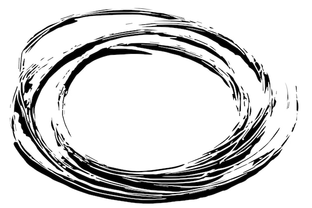 Ilustración vectorial de la textura negra sobre un fondo blanco