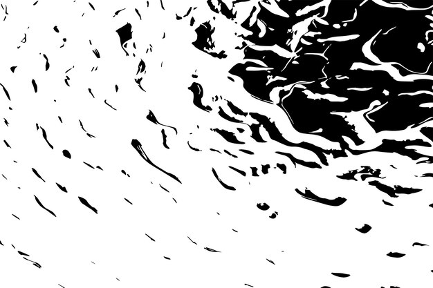 Ilustración vectorial de textura negra textura negra sobre fondo blanco