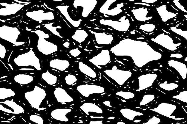 Ilustración vectorial de textura negra textura negra sobre fondo blanco