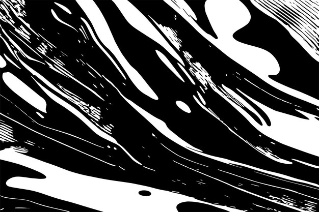 Ilustración vectorial de textura negra textura negra sobre fondo blanco