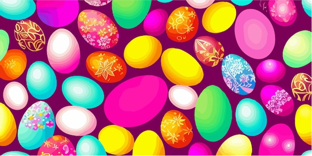 Vector ilustración vectorial de textura de tela de huevo de pascua