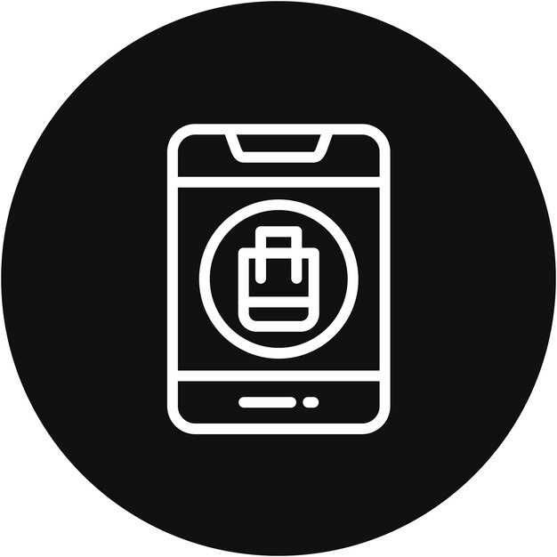 Ilustración vectorial de la tienda de electrónica