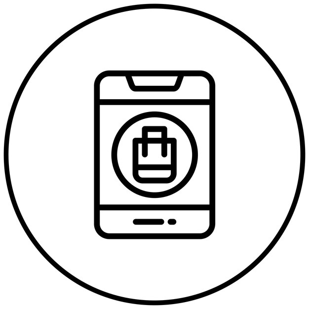 Ilustración vectorial de la tienda de electrónica