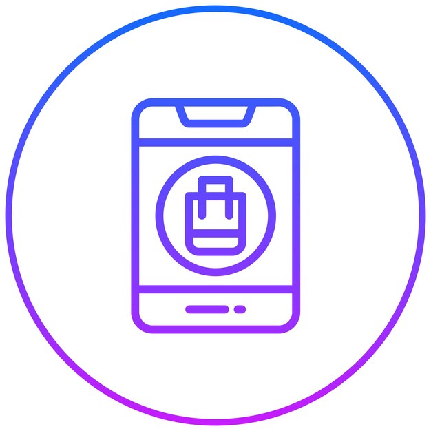 Ilustración vectorial de la tienda de electrónica