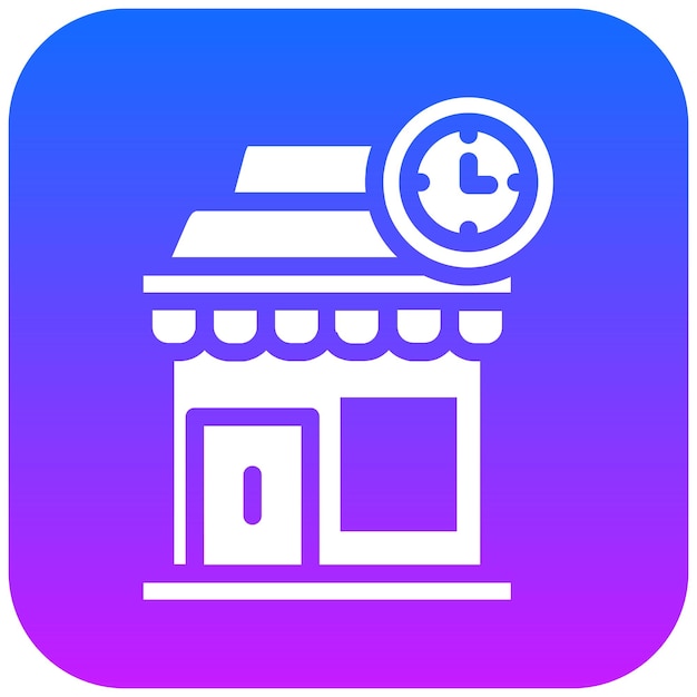 Ilustración vectorial de la tienda de relojes
