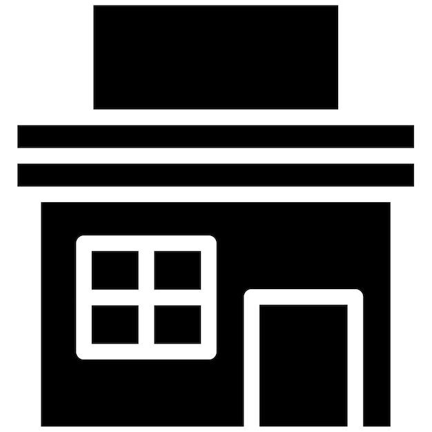 Ilustración vectorial de la tienda