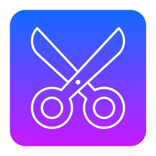 Ilustración vectorial de tijeras