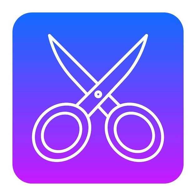 Ilustración vectorial de tijeras
