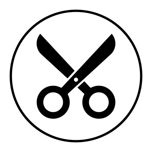 Ilustración vectorial de tijeras