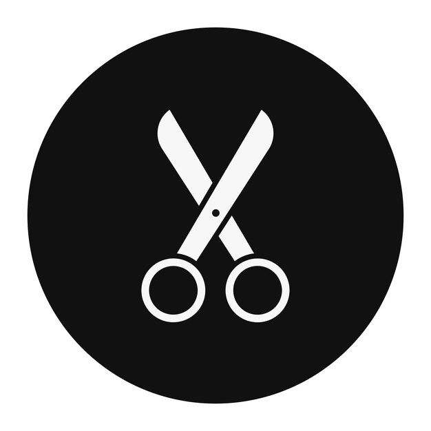 Ilustración vectorial de tijeras