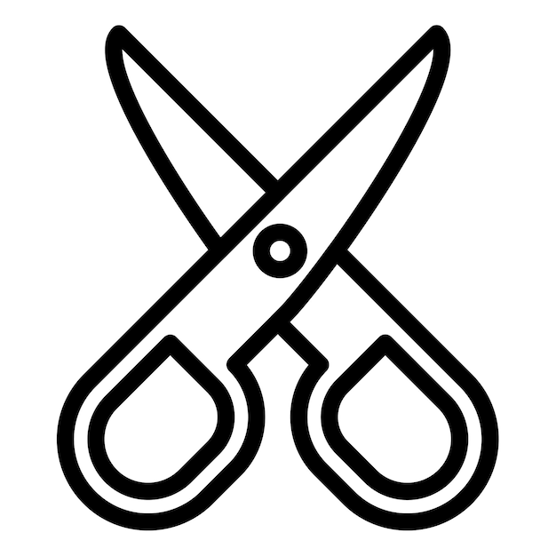 Ilustración vectorial de tijeras