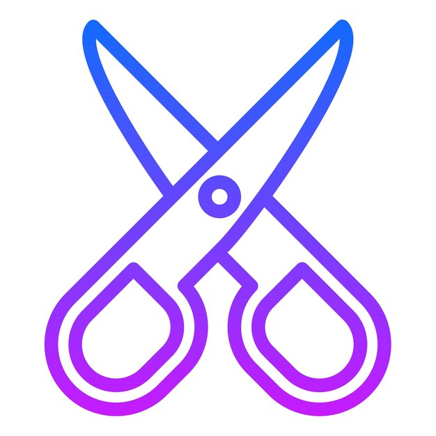 Ilustración vectorial de tijeras