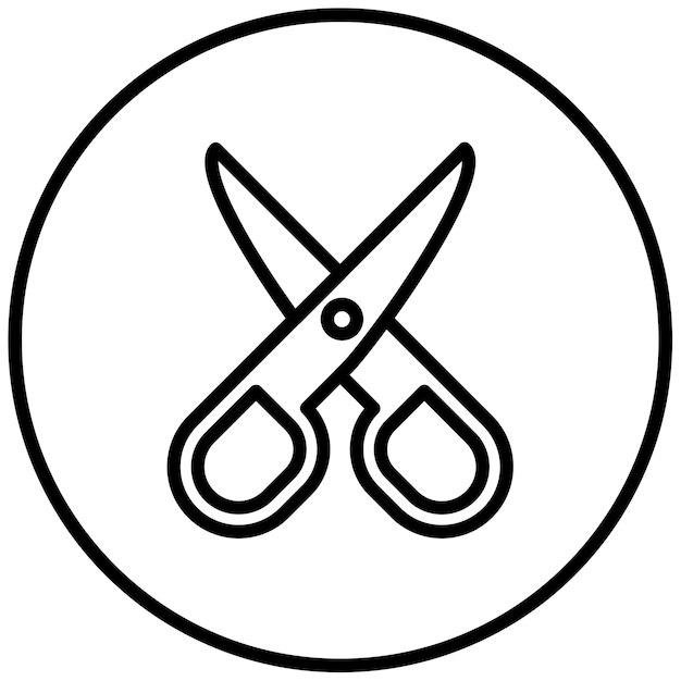 Ilustración vectorial de tijeras