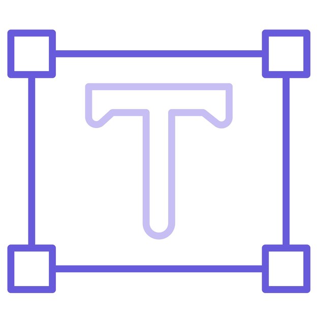 Ilustración vectorial de tipografía